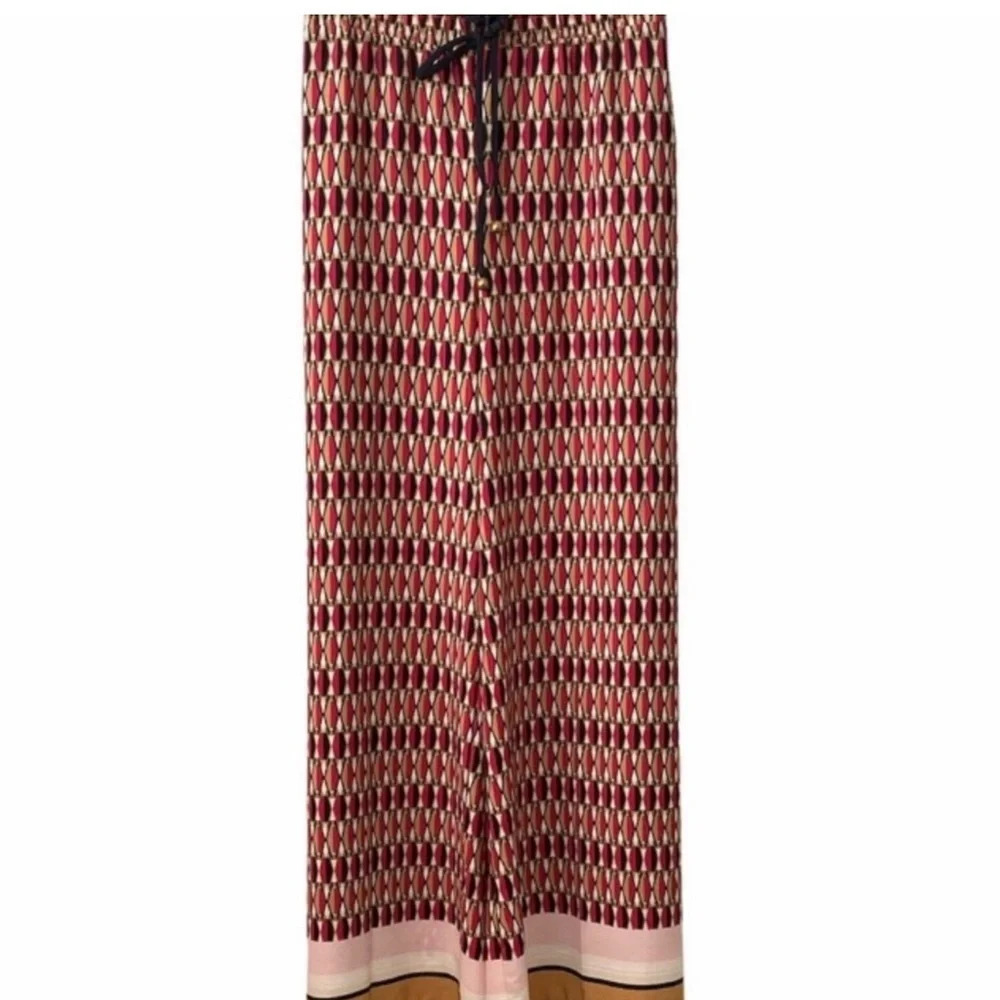 ELLEN TRACY Multi Colored Medium Wide Palazzo Pants